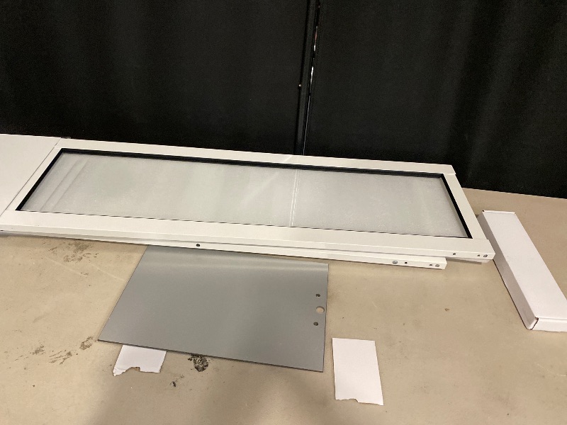 Photo 1 of PetSafe Extreme Weather Sliding Glass Pet Door - Easy to Install, Perfect for Rental Homes and Apartments - Adjustable Height 75 7/8" to 80 11/16" - Insert for Patio Sliding Glass Doors, Medium Size