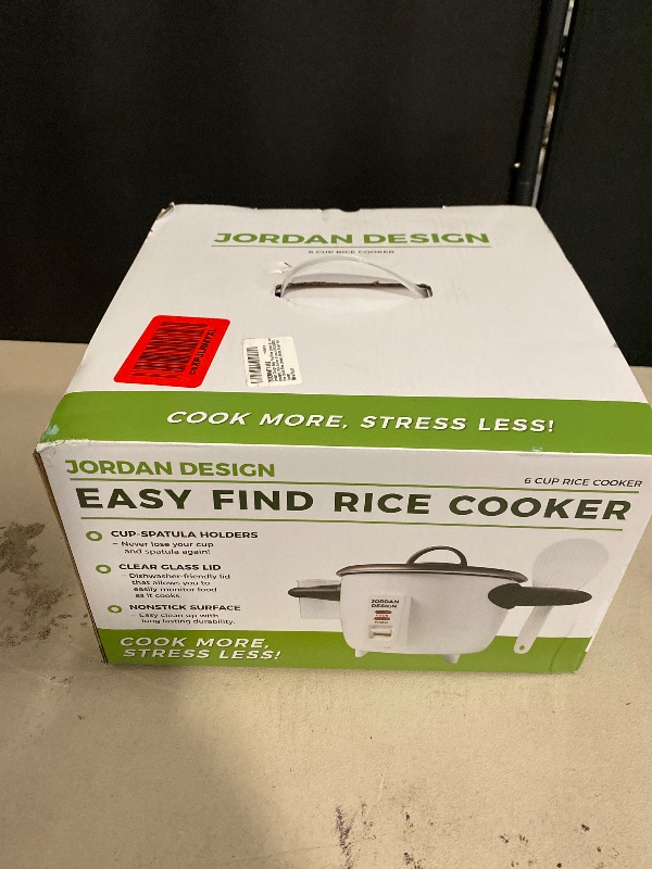Photo 1 of Jordan Design Easy Find Rice Cooker 6-cup (cooked)