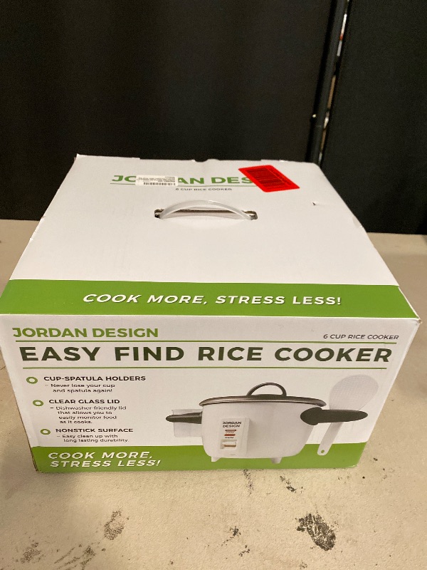 Photo 1 of Jordan Design Easy Find Rice Cooker 6-cup (cooked)