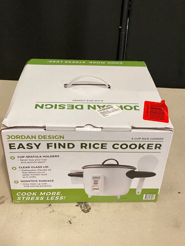 Photo 1 of Jordan Design Easy Find Rice Cooker 6-cup (cooked)