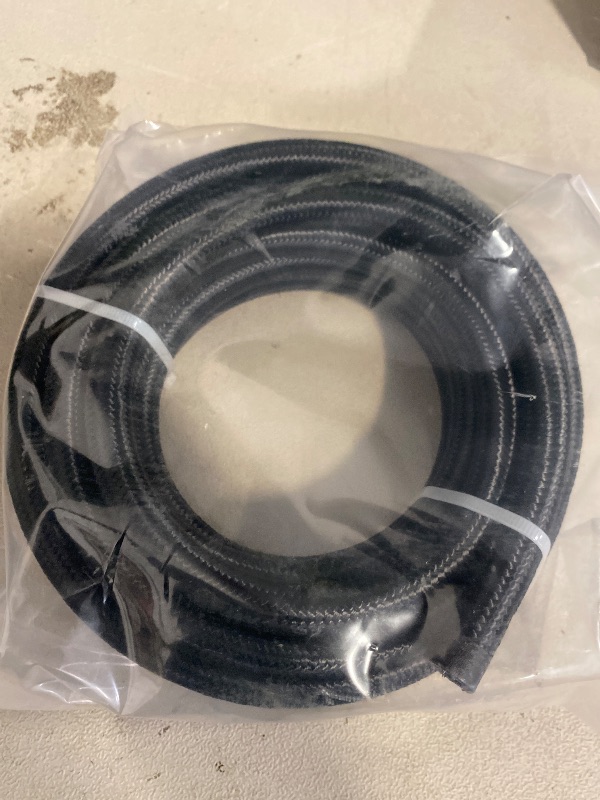 Photo 1 of EVIL ENERGY 8AN PTFE Fuel Line Kit, AN8 E85 Nylon Braided Fuel Hose kit 20FT Black