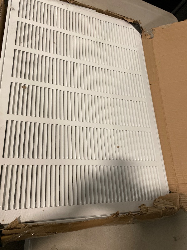 Photo 1 of Fits 30x20 Duct Opening | Steel Return Air Filter Grille by Handua [Removable Door] for 1-inch Filters | Vent Cover Grill | White | HVAC Cold Air Intake Grille | Out Dim: 32 5/8"W X 22 5/8"H