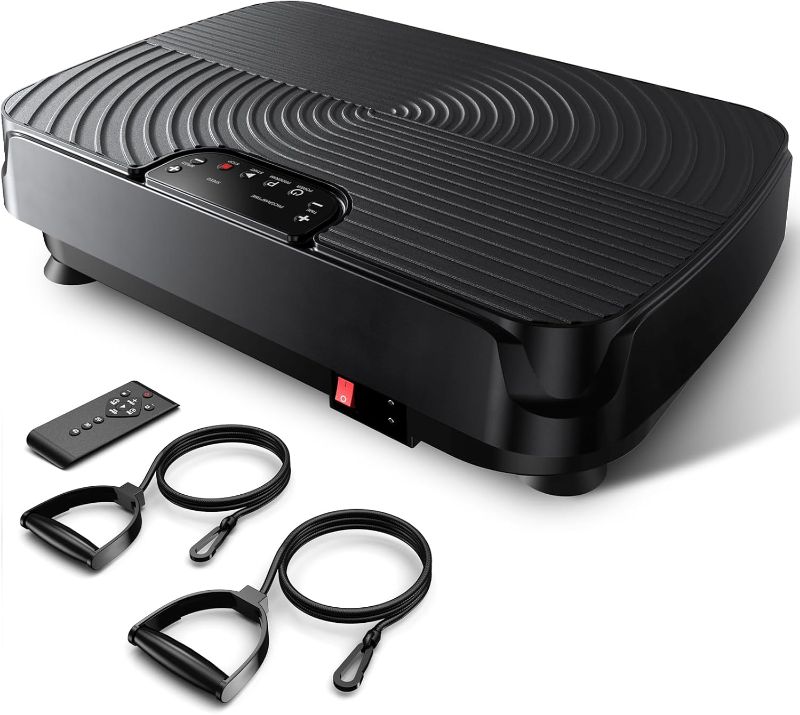 Photo 1 of 2025 Upgrade Vibration Plate Exercise Machine for Lymphatic Drainage,400Lbs Capacity Full-Body Workout Platform Vibrating Plate Pilates Equipment,Home Workout Equipment for Fitness Weight Loss