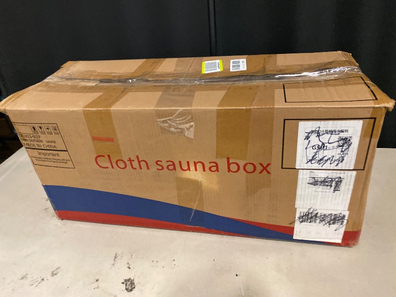 Photo 1 of COSVALVE Portable Steam Sauna, Personal Full Body Home Sauna Tent, Indoor Sauna Box for Home Relaxation with 4L 1600W Steam Generator, Remote Control, Timer, Foldable Chair (31.5L*31.5W*67''H)