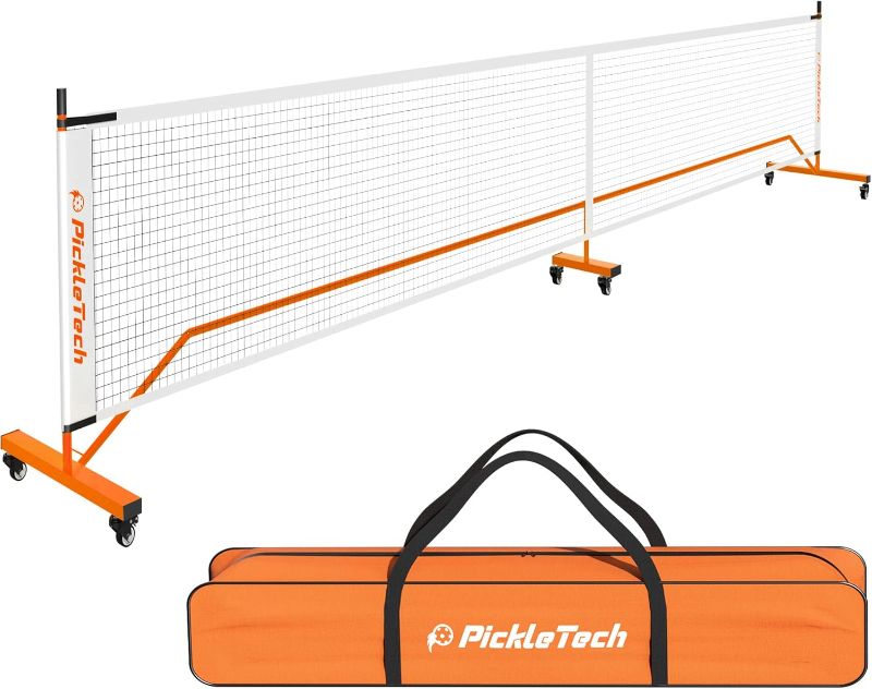 Photo 1 of Portable Pickleball Net - 22 FT USAPA Regulation Size, Applies to Indoor & Outdoor & Driveway, Pickle Ball Net System with Carrying Bag