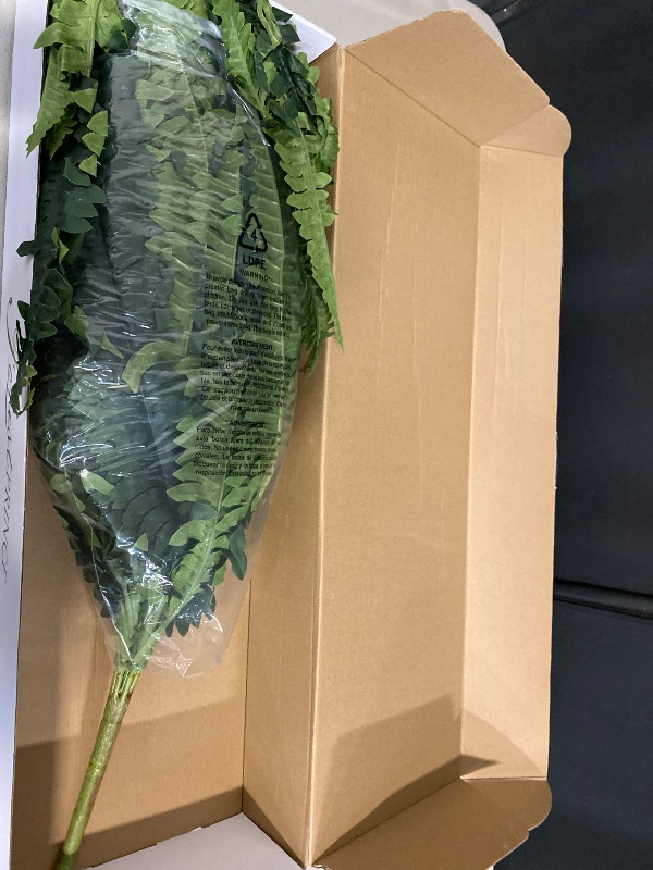 Photo 1 of 70" Ferns Artificial Giant Bush Plants, Faux Boston Ferns with 92 Fronds for Outdoors Home Decor