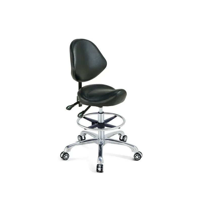 Photo 1 of Kastele KASTELE Ergonomic Saddle Stool Swivel Rolling Saddle Chair Hydraulic ...