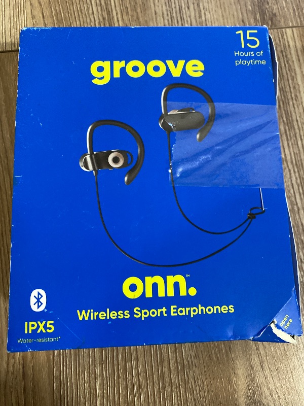 Photo 1 of onn Wireless Earphones, Bluetooth Black