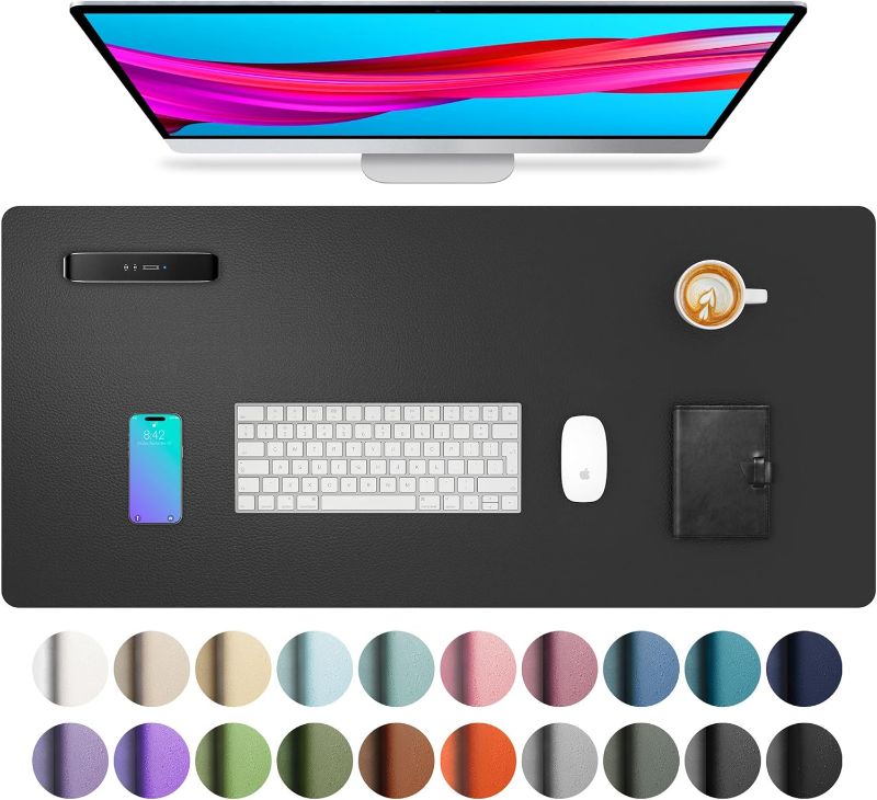 Photo 1 of Mouse Pad,Office Desk Mat, Non-Slip PU