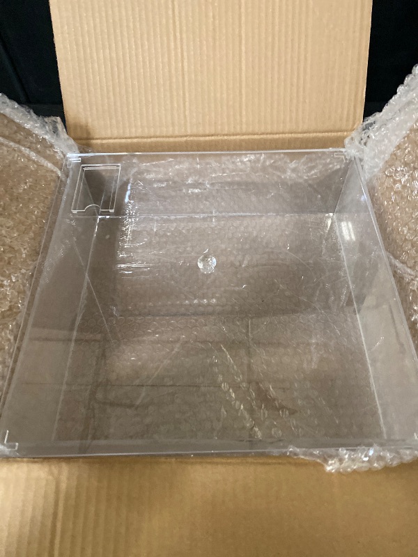 Photo 1 of Dryer Sheet Holder with Lid, Acrylic Laundry Pod Container, Clear Acrylic Storage Box for Laundry Supplies, Laundry Lint Holder Laundry Room Organization Container (Clear Lid)