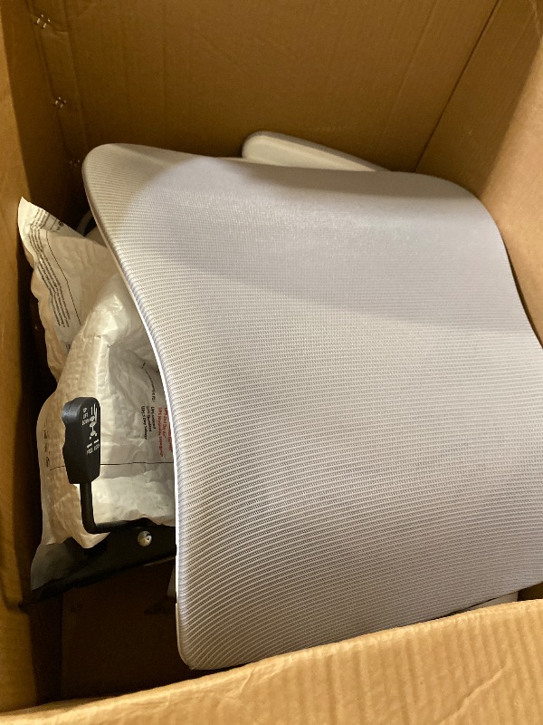 Photo 1 of Office Chair - Ergonomic Desk Chair with Adjustable Lumbar Support, Mesh Computer Chair, Executive Chairs for Home Office Comfortable Lumbar Support (White)