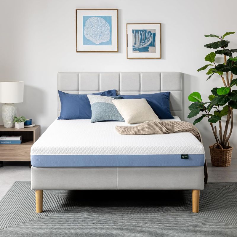 Photo 1 of ZINUS 6 Inch Cooling Essential Memory Foam Mattress [New Version], Full, Fiberglass Free, Medium Feel, Cooling Airflow Memory Foam, Certified Safe Foams & Fabric, Mattress in A Box