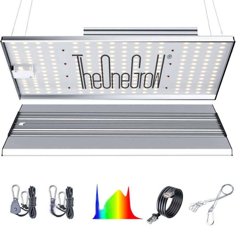 Photo 1 of MA1200 120W Dimmable LED Grow Light with High Efficiency Diodes, Full Spectrum Grow Light for Indoor Plants, 2x2 3x3 Grow Tent Lights for Veg & Bloom, Hydroponic