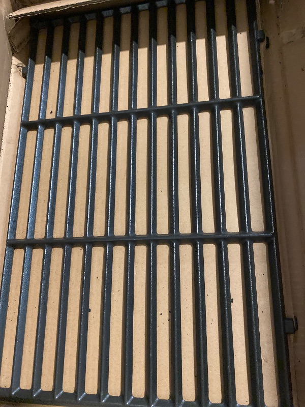 Photo 1 of SafBbcue 18.75 Inch Cast Iron Cooking Grid Grates for Kenmore 119.16301, 119.16301800, 119.16302800, 119.16433010; Members Mark BQ05051 Grills -2 Pack
