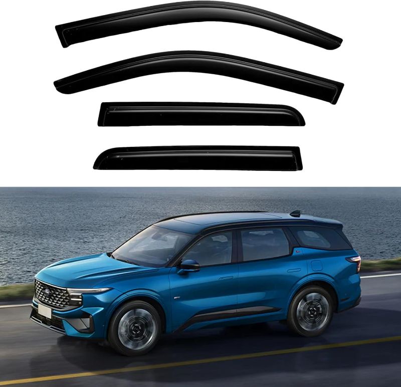 Photo 1 of Window Rain Guards for 2015-2023 Ford Edge/Window Visors Rain Guards Compatible with 15 16 17 18 19 20 21 22 23 Ford Edge