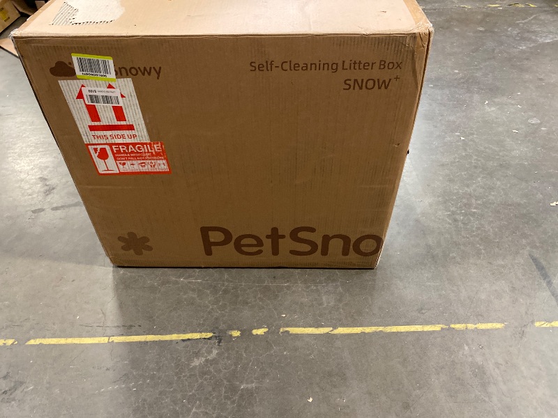 Photo 1 of PetSnowy Self-Cleaning Automatic Cat Litter Box with Odor Control TiO2 System, Robot Litter Box with Auto-Packing, App Control, Large Cats & Multiple Cats (2025 Premium Version)