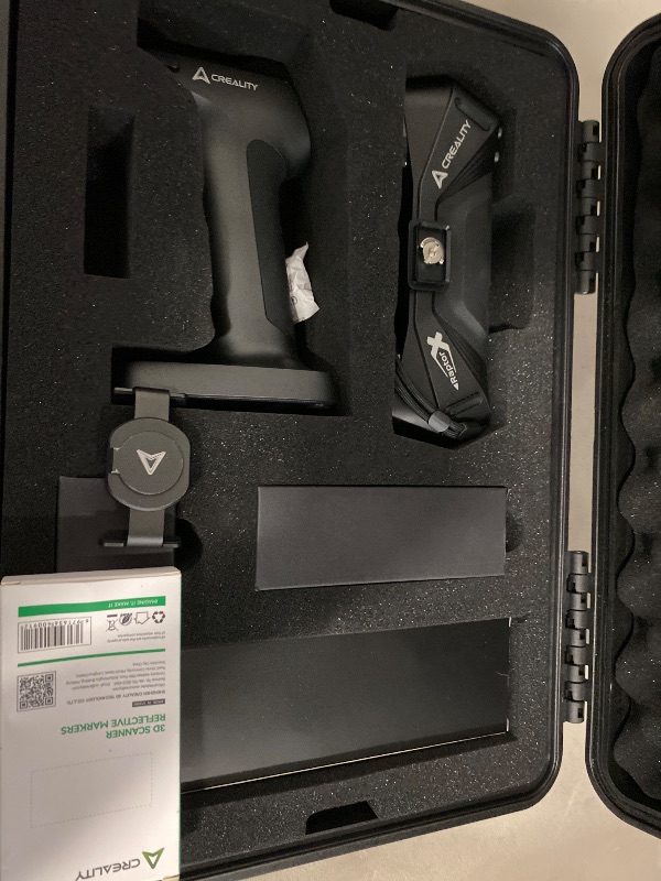 Photo 1 of Creality 3D Scanner Raptor X for 3D Printing, 60fps 34 Cross Blue Laser & NIR WiFi 6 Consumer Handheld Scanner 0.02mm Accuracy, 24-Bit Fast Full-Color Scanning for Windows macOS
