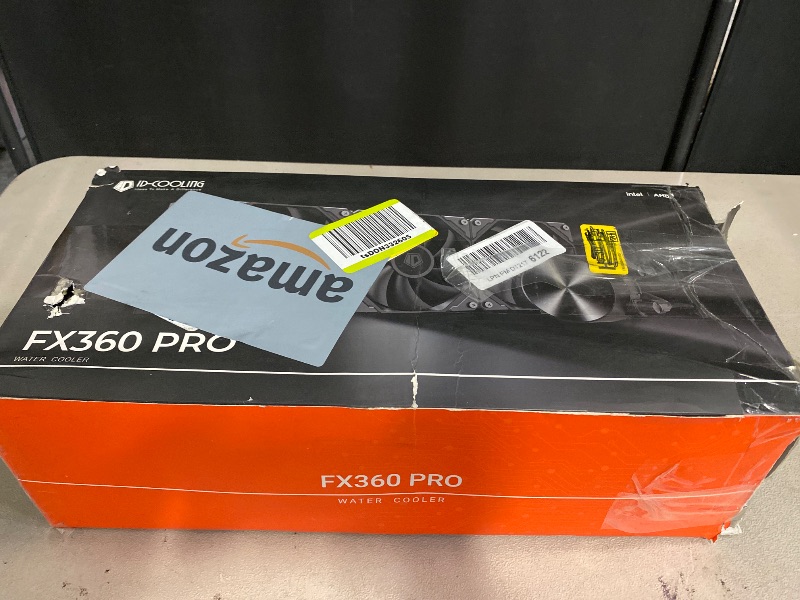 Photo 1 of ID-COOLING FX360 PRO Liquid CPU Cooler for Desktop - 360mm AIO Cooler, 3 x 120mm High-efficient Fans, Special CD Pattern Pump Header, Intel & AMD Compatible