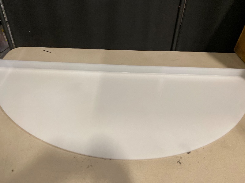 Photo 1 of Polycarbonate Window Well Cover Clear, UV Resistant Basement Window Well Covers Outside,Heavy-Duty Window Well Covers Protects Against Debris,Snow & Rain,Crystal Clear Covering for Window(42”W×16”L)