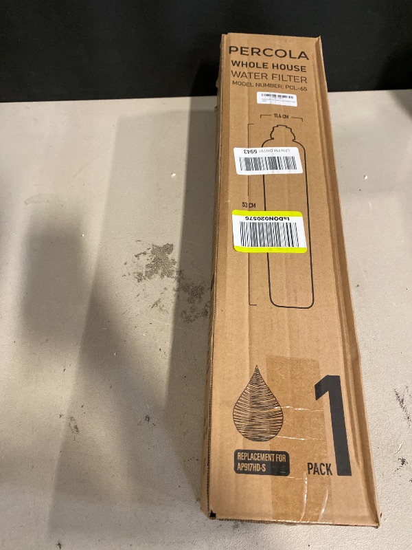 Photo 1 of AP917HD-S Water Filter, Compatible with Aqua-Pure® AP917HD-S Whole House Sediment/CTO Filter Cartridge for 3M® Aqua-Pure® AP904 System, W/Scale Inhibitor (1 Pack)