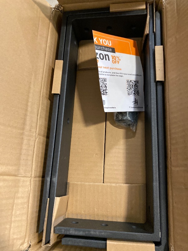 Photo 1 of Countertop Support Bracket 16 inch 4 Pack (3/8" Thick),Premium Heavy Duty Granite Countertop Brackets 16"x6"x2.5",Shelf L Bracket Mantel Corbels for Quartz,Wood,Concrete and Laminate Countertops