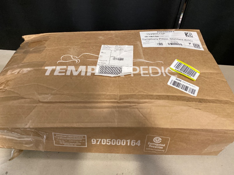 Photo 1 of Tempur-Pedic Memory Foam Symphony Pillow Luxury Soft Feel, Standard, White