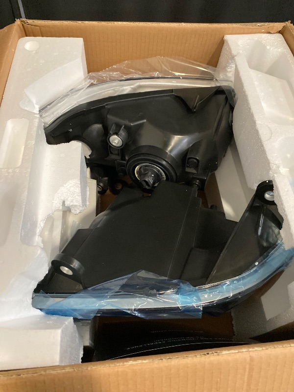 Photo 1 of Nilight Headlight Assembly for 2008 2009 2010 Dodge Grand Caravan Replacement Headlamp Chrome Housing Amber Reflector Driver and Passenger Side
