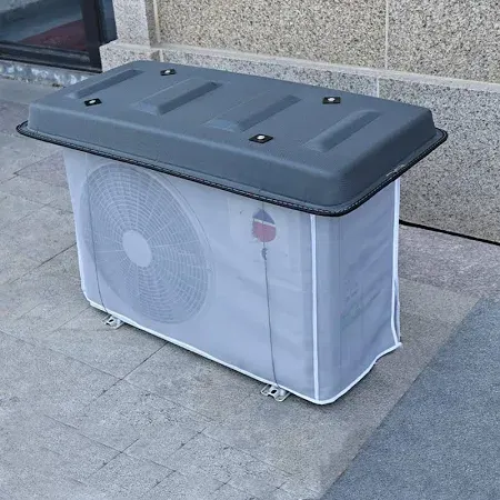 Photo 1 of Air Conditioner Covers for Outside Units Mini Split Condenser Cover Outdoor Window AC Units Protection, Top Waterproof Protector with Protective N