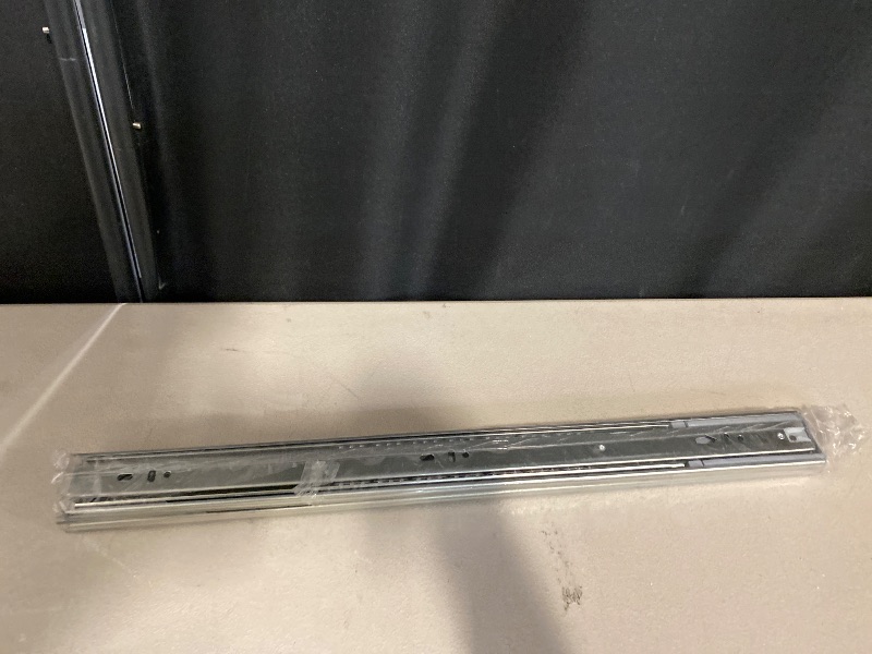 Photo 1 of YENUO Heavy Duty Drawer Slides Full Extension Side Mount 12 14 16 18 20 22 24 26 28 30 32 34 36 40 Inch Metal Rails Track Guide Glides Runners 150lbs 1 Pair (Without Lock, 12 inch)