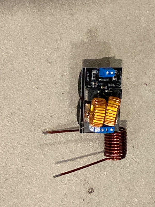 Photo 1 of Chazcool Mini ZVS Low Voltage Induction Heater, 5V-12V Flyback Driver Heater with Heating Coil Heating Power Module