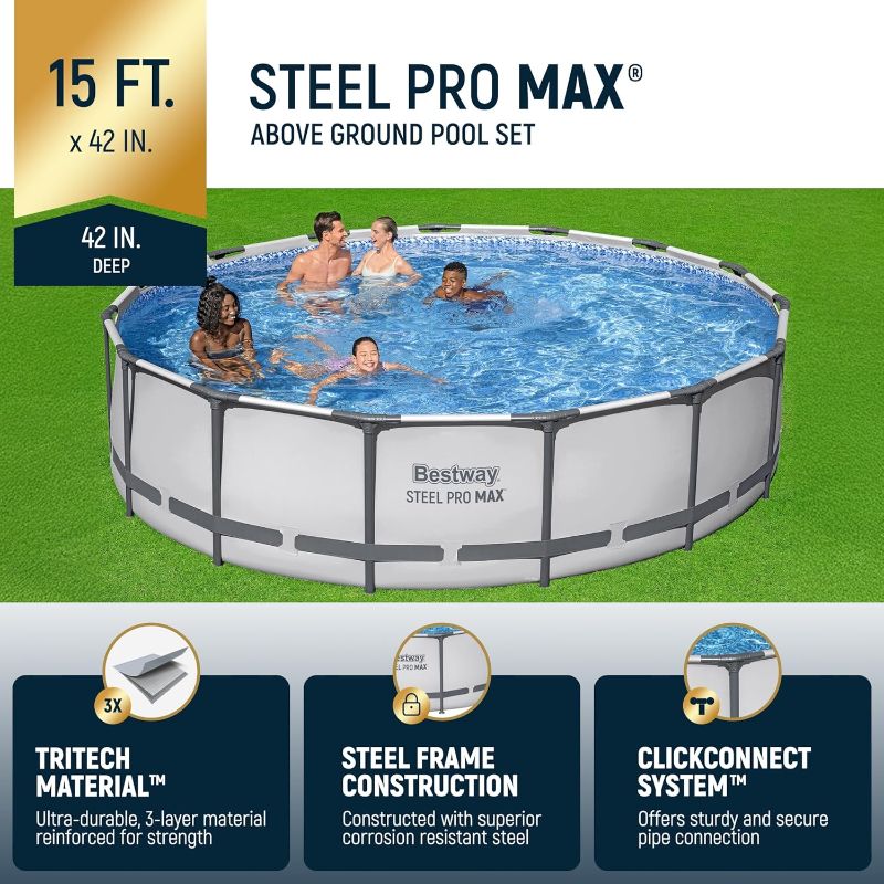 Photo 1 of 15" x 42" Round Above Ground Swimming Pool