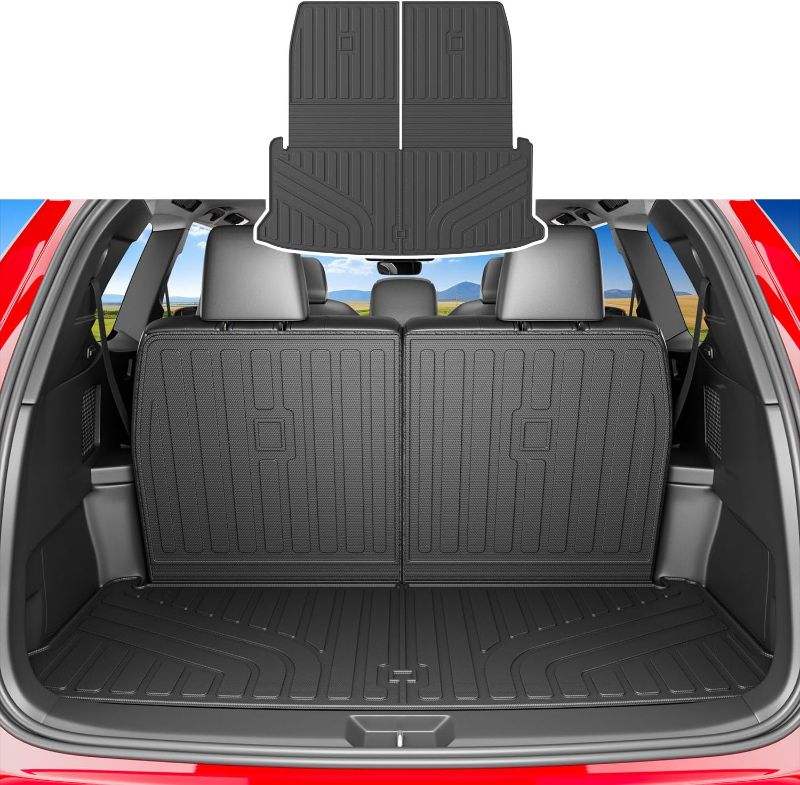 Photo 1 of Cargo Mat Compatible with 2024-2025 Lexus TX 350 500H 550H+ Trunk Liner Cargo Liner Backrest Trunk Mat Replacement for 2024-2025 Lexus TX Accessories