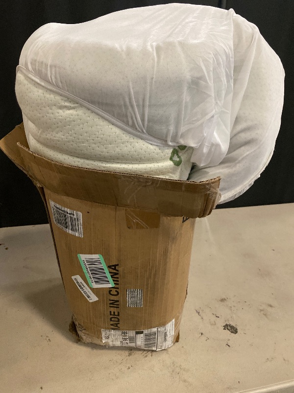 Photo 1 of Cloud-Like Twin Mattress Topper - 100% Cotton Top Mattress Pad for Back Pain Relief - Breathable & Naturally Cooling for Hot Sleepers