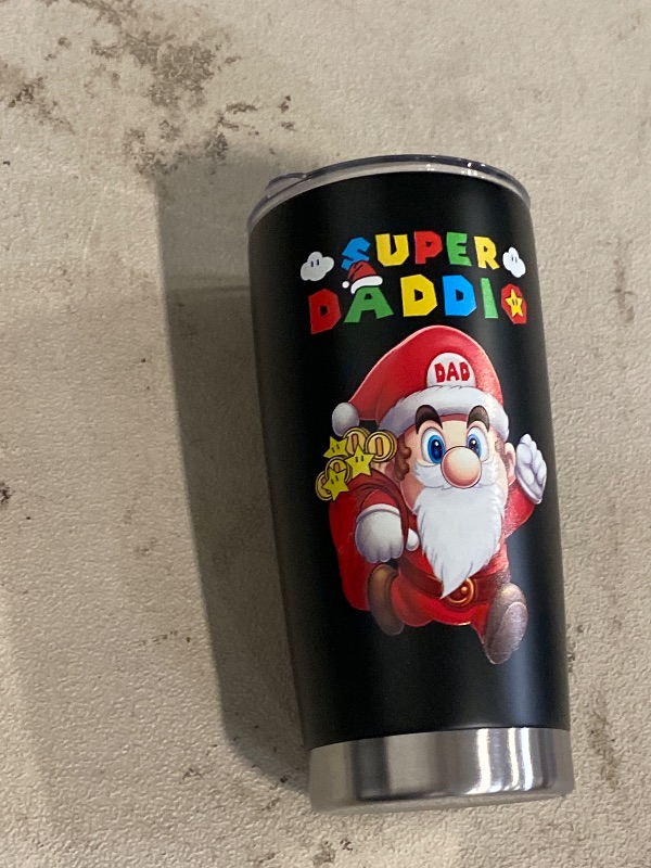 Photo 1 of 34HD Father Day Gifts, Daddio Tumbler with Lid 20 oz Stainless Steel, Dad Coffee Mug, Gamer Dad Present, Daddy Birthday Gifts from Daughter, Son, Wife