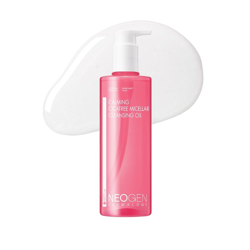 Photo 1 of DERMALOGY by NEOGENLAB NEOGEN Calming Cleansing Oil Cica Tree Micellar 10.14Fl.Oz(300ml) - Cleansing oil for Sensitive Skin/Korean Skin Care/K-Beauty/deep cleansing oil for face