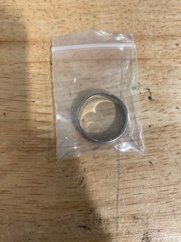 Photo 1 of BORUO Silver Ring - 925 Sterling Silver Rings for Women - Stacking Rings - Elegant Silver Band Rings for Women and Men - Gifts for Special Occasions 4mm, 6mm Ring Size 4-15