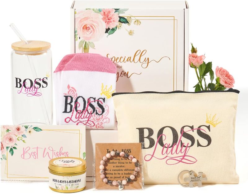 Photo 1 of Boss Lady Gifts Set for Women, Best Boss Gift for Female Manager
