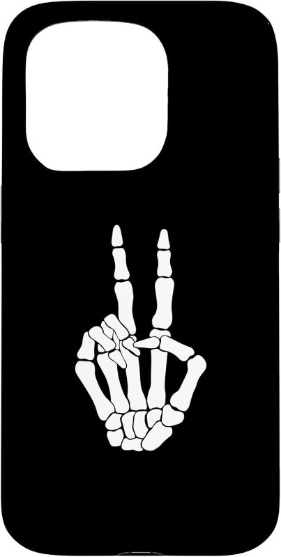 Photo 1 of iPhone 15 Pro Skeleton victory hand Case