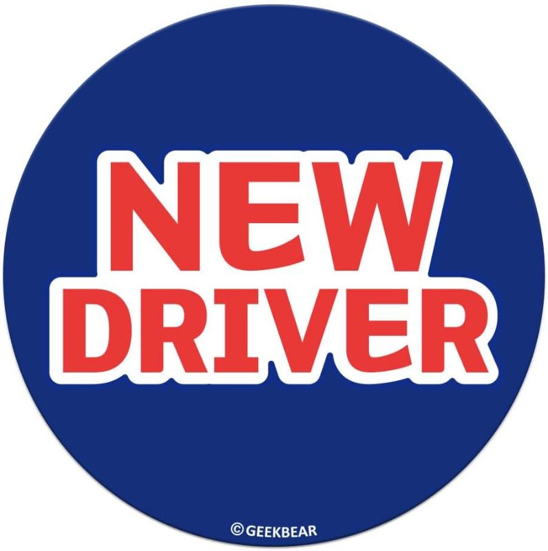 Photo 1 of GEEKBEAR [Signature] New Driver Magnet for Car - Geekbear Line - Circle 5.3 x 5.3 in (1,