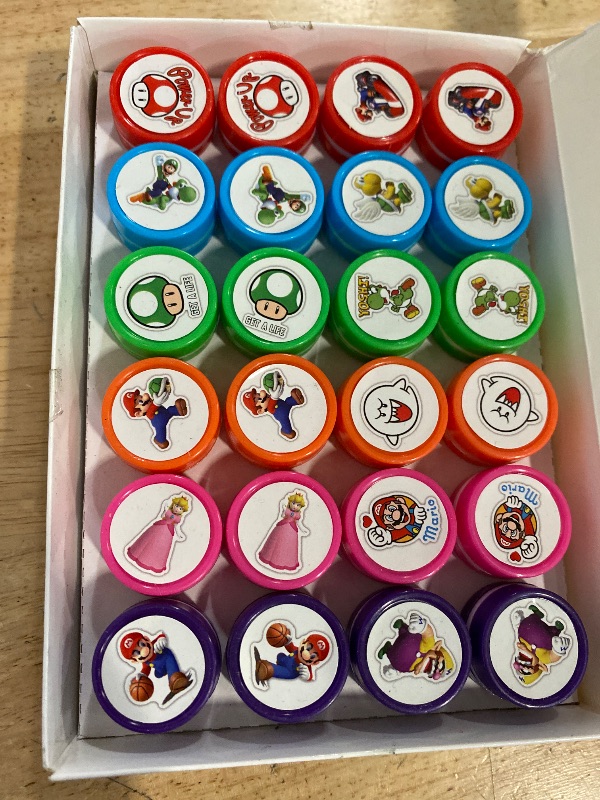 View 2 of Themed Stampers, super mario