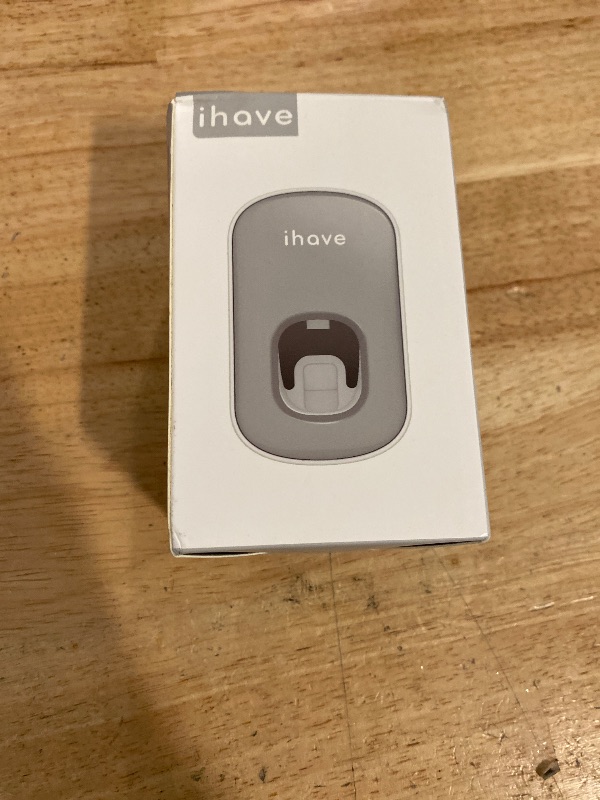 Photo 1 of iHave Toothpaste Dispenser Wall Mount for Bathroom Automatic Toothpaste Squeezer (Grey)