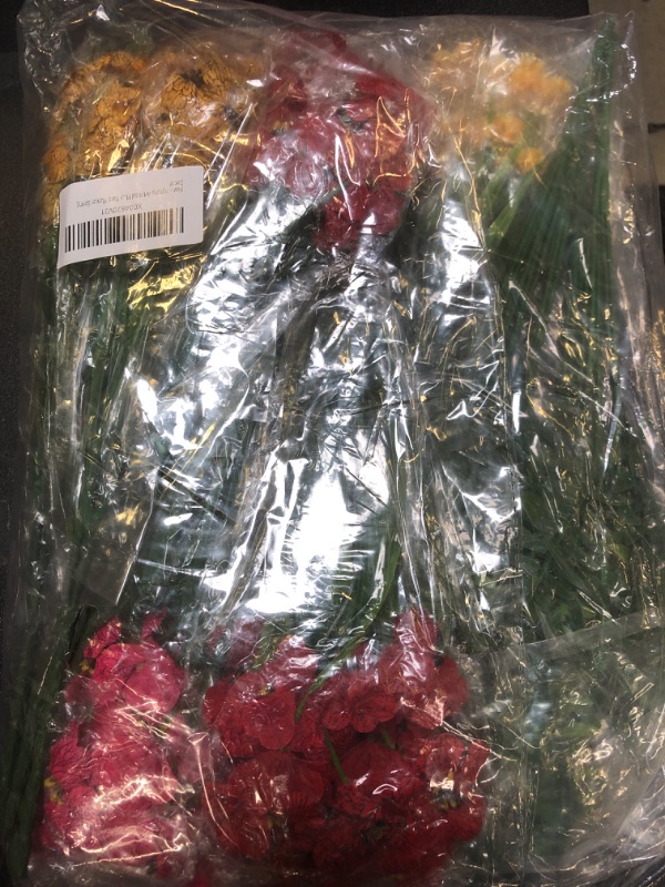 Photo 2 of 20 Bundles Artificial Flowers for Outdoor