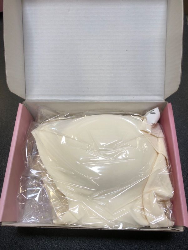 Photo 1 of Low Back Bra Seamless Soft Wireless Bra Convertible Padded Full Coverage Halter Backless Bra (US, Alpha, Medium, Regular, Regular, Nude)