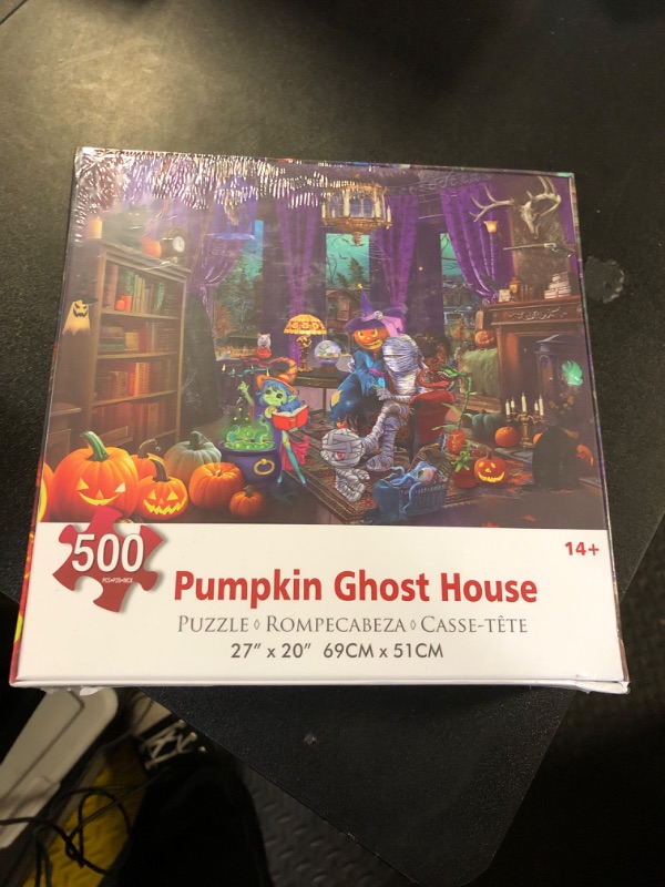 Photo 2 of CGRLVDXW 500 Piece Puzzles for Adults, Halloween Puzzle, Large Funny Witch is Mummy Jigsaw Puzzles 500 Pieces for Halloween Decorations 27" x 20"