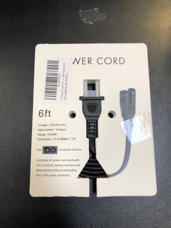 Photo 2 of Power Cord Cable Compatible with Vizio E/M/D Series Smart HD TV