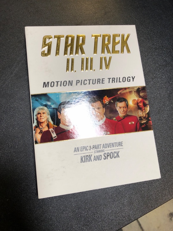 Photo 1 of Star Trek: Motion Picture Trilogy II, III, IV (DVD)
