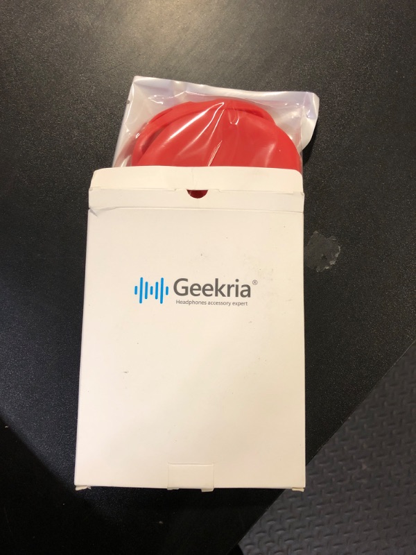 Photo 2 of Geekria Silicone Skin Cover for AirPods Max Headphones, Scratch Protection Case/Earpieces Cover/Headset Speakers Skin Protector (Red)