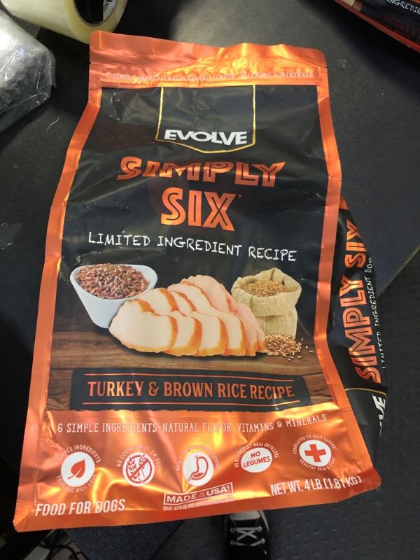 Photo 2 of Evolve Simply Six Turkey Meal, Brown Rice and Pea Recipe EXP 12/05/24