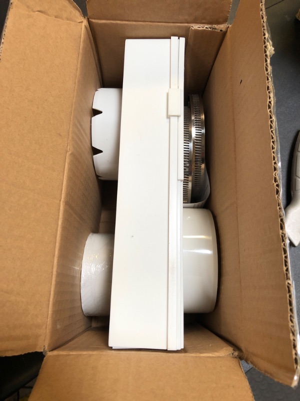Photo 1 of NOORNY 0-5" Periscope Dryer Vent Kit Adjustable Dryer Vent for Tight Space - WHITE with 2 Clamps & Foil Tape