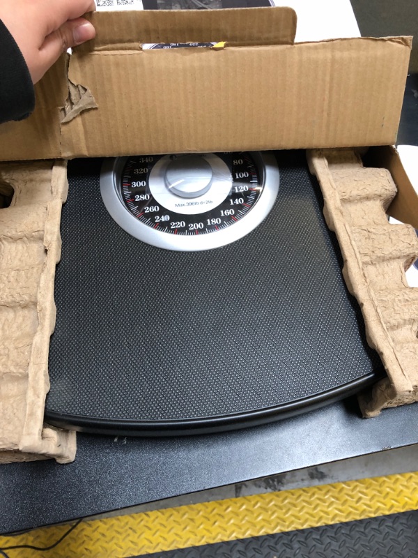 Photo 2 of Adamson A25 Scales for Body Weight - Up to 400 LB - New 2024-5.3" Dial on 12.4" x 10.2" Platform - Anti-Skid Rubber Surface - Bathroom Scale Analog - Durable with 20-Year Warranty